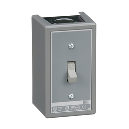 2510KG6 – Switch, manual, 30A, 3 pole, 20 HP at 575 VAC, three phase, toggle operated, no indicator, NEMA 1 enclosure