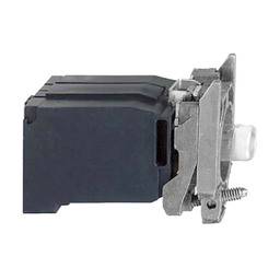 ZB4BV5 – Light block with body fixing collar, Harmony XB4, metal, with BA9s bulb, 400V AC