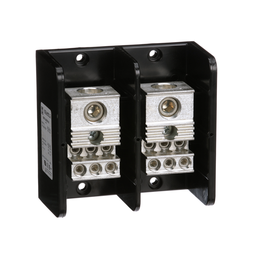 9080LBA265106 – Power distribution block, Linergy, 2 pole, 1 line, 6 load, 380A Cu, 310A Al, 600V