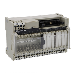 ABE7R16M111 – Sub-base with plug-in electromechanical relay ABE7, 16 channels, relay 5 mm