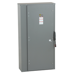 H228N – Safety switch, heavy duty, fusible, 1200A, 2 pole, 50hp, 240VAC/250VDC, neutral factory installed, NEMA1