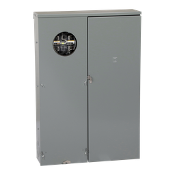RU3040D400CL – All in one, Homeline, CSED, ringless socket, 400A, surface/semi mount, 30 spaces, 40 circuits, 25kA SCCR, 320 lever bypass