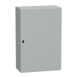 NSYS3D12840 – Wall mounted steel enclosure, PanelSeT S3D, plain door, without mounting plate, 1200x800x400mm, IP66, IK10