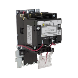 8536SCO3V02ES – NEMA Motor Starter, Type S, nonreversing, Size 1, 27A, 10 HP at 460 VAC, up to 65 kA SCCR, 3 phase, 3 pole, bimetal, 120 VAC coil, open