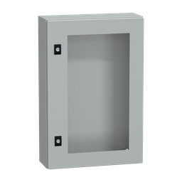 NSYCRN64150T – PanelSeT CRN tspt door w/o mount.plate. H600xW400xD150 IP66 IK08 RAL7035..