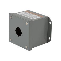 9001KYAF1 – Empty enclosure control station, Harmony 9001K, sheet steel, 1 cut out, 30mm, NEMA 3 13