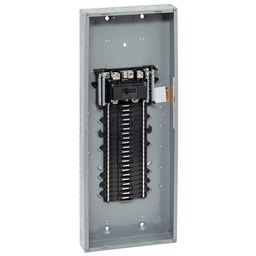 QO142M225P – Load center, QO, 1 phase, 42 spaces, 52 circuits, 225A convertible main breaker, PoN, NEMA1
