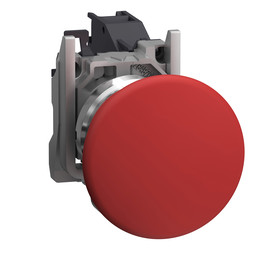 XB4BC42GEX – Complete push button, Harmony XB4, Explosive atmosphere, red mushroom pushbutton