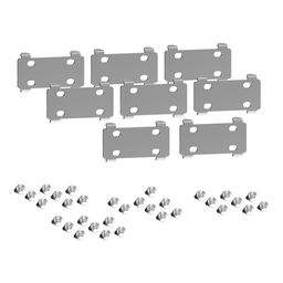 NSYSFBK19 – Coupling kit for enclosures equipped with swinging 19″ rack, PanelSeT SFN, Spacial SF, Set of 1