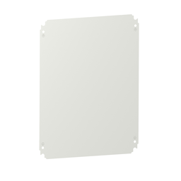 NSYMM54WH – Mounting plate – enclosure H500xW400mm – polyester powder over galvanised sheet