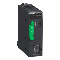 BMXP341000 – processor, Modicon M340, max 512 discrete, 128 analog IO, Modbus
