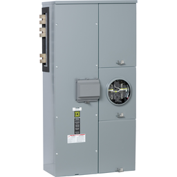 EZML112400 – Branch unit, EZ Meter-Pak, 400A, 2 x 5 jaw sockets, 120/240VAC, lever bypass, ringless, 1200A Cu busbar