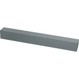 LDB86 – Wireway, Square-Duct, 8 inch by 8 inch, 6 feet long, hinged cover, N1 paint, NEMA 1