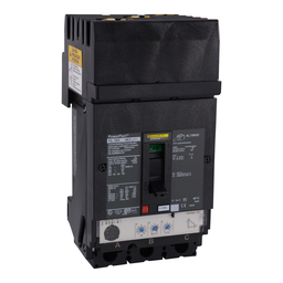 HLA36060U31X – Circuit breaker, PowerPacT H, 60A, 3 pole, 600VAC, 50kA, I-Line, Micrologic 3.2, 80%, ABC
