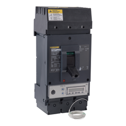 LLA36400U53X – Circuit breaker, PowerPacT L, 400A, 3 pole, 600VAC, 50kA, I-Line, MicroLogic 5.3E, 80%, ABC