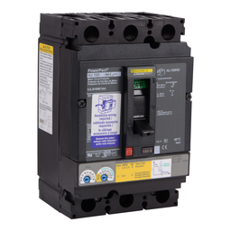 HJL36100M73AA – Motor circuit protector, PowerPacT H, 100A, 3 pole, 600VAC, 25kA, lugs, thermal magnetic, 80%, aux switch