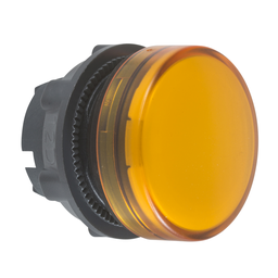 ZB5AV05 – Head for pilot light, Harmony XB5, metal, orange, 22mm, plain lens for BA9s bulb