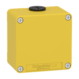 XAPK11 – Empty control station, Harmony XAP, XB2 SL, zinc alloy, yellow, M20, undrilled, 80x80x51,5mm, UL cULus