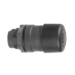 ZB5AT24 – Head for non illuminated push button, Harmony XB5, black mushroom 30mm, 22mm, latching, push-pull to release, unmarked