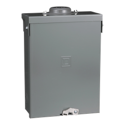 QO612L100TRB – Load center, QO, 1 phase, 6 spaces, 12 circuits, 100A fixed main lugs, NEMA3R, gnd bar