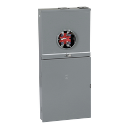 RC2040M200SHS – All in one, Homeline, CSED, ringless socket, 200A, surface mount, 20 spaces, 40 circuits, 22kA SCCR, horn bypass