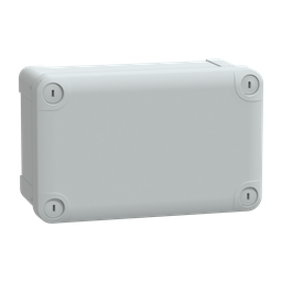 NSYTBS19128 – ABS box IP66 IK07 RAL7035 Int.H175W105D80 Ext.H192W121D87 Opaque cover H20