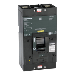 LAP26400MB – Circuit breaker, LA, 400A, 2 pole, 600VAC, 22kA, 250VDC, unit mount, thermal magnetic, short handle