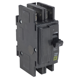 QOU2353100 – Mini circuit breaker, QOU, 35A, 2 pole, 120/240 VAC, 10kA, mounting foot