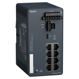 MCSESM083F23F1H – Modicon Extended Managed Switch – 8 ports for copper – Harsh