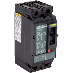 HDL26030C – Circuit breaker, PowerPacT H, 30A, 2 pole, 600VAC, 14kA, lugs, thermal magnetic, 100%