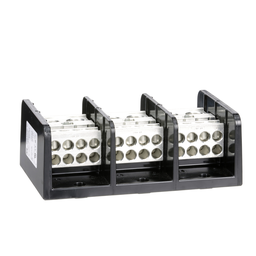 9080LBA365208 – Power distribution block, Linergy, 3 pole, 2 line, 8 load, 760A Cu, 620A Al, 600V