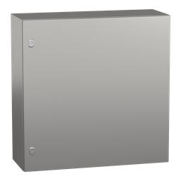 NSYS3X8830H – Wall mounted enclosure, PanelSeT S3X, stainless steel 316L, plain door, 800x800x300mm, IP66