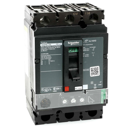 GV5PB150N – Motor circuit breaker, TeSys GV5, 3P, 150A, 18kA SCCR, thermal magnetic