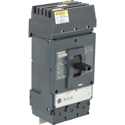 LGA34400WU33X – Circuit breaker, PowerPacT L, 400A, 3 pole, 480VAC, 35kA, I-Line, Micrologic 3.3S, 80%, ABC, mission critical