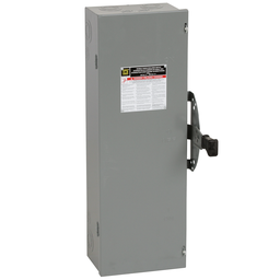 DTU323 – Safety switch, double throw, non fusible, 100A, 240VAC, 250VDC, 3 pole, 30HP, NEMA 1