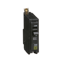 QOB130CP – Mini circuit breaker, QO, 30A, 1 pole, 120/240VAC, 10kA, bolt on, consumer pack