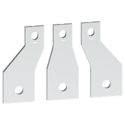 LA9G3613 – Straight terminal extension,TeSys Giga contactor,for LC1G400-500,3 pole,large connection,50 mm width