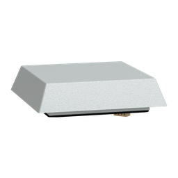 NSYCVF575M230MF – ClimaSys forced vent. roof, 575m3/h, 230V, with roof outlet grille and filter G2, grey (RAL 7035)