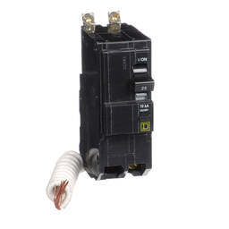 QOB225EPD – Mini circuit breaker, QO, 25A, 2 pole, 120/240VAC, 10kA, bolt on, 30mA grd fault B