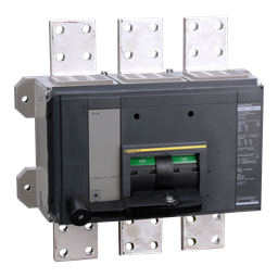 RJF36200 – Circuit breaker, PowerPacT R, 2000A, 3 pole, 600VAC, 25kA, busbar, ET 1.0I, 80%