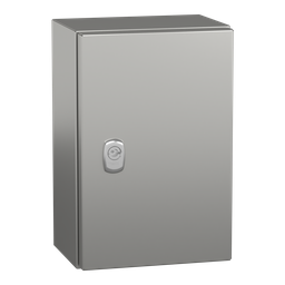 NSYS3X3215H – Wall mounted enclosure, PanelSeT S3X, stainless steel 316L, plain door, 300x200x150mm, IP66