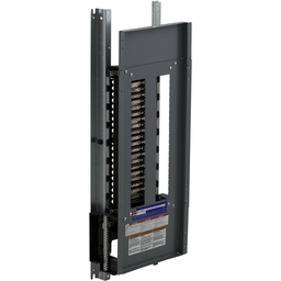 Square D NQ42L2C14 240VAC 48VDC 225A 1-Phase 3-Wire 42-Circuit Panelboard Interior, Main Lugs, Copper Bus, 14" Width