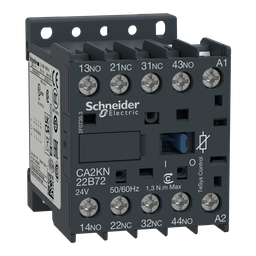 CA2KN22B72 – Control relay, TeSys K, 2 NO   2 NC, lt or eq to 690V, 24VAC coil