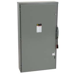 H366R – Safety switch, heavy duty, fusible, 600A, 3 wire, 3 pole, 500hp, 600VAC/DC, NEMA 3R