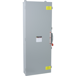 DTU366AWK – Safety switch, double throw, non fusible, 600A, 600V, 3 pole, 350HP, NEMA 12, no knock outs