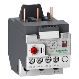 LR9D08 – Overload relay, TeSys LRD, motor protection, 1.6A to 8A, 3 phase, withstand 6kV impulse, 2kV surge, electronic thermal