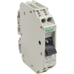GB2CD06 – TeSys GB2 thermal magnetic circuit protector, 1 P   N, 1 A, Id = 14 A