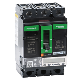 HDL36100U44X – Circuit breaker, PowerPacT H, 100A, 3 pole, 600VAC, 14kA, lugs, Micrologic 6.2A, 80%