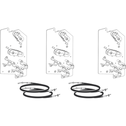 LV848608SP – Mechanical interlocking, MasterPact MTZ2/MTZ3 fixed/drawout, 1 cable interlocking kit, 2N/1R, spare part