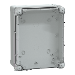 NSYTBS241910HT – ABS box IP66 IK07 RAL7035 Int.H275W225D80 Ext.H291W241D88 Transparent cover H40